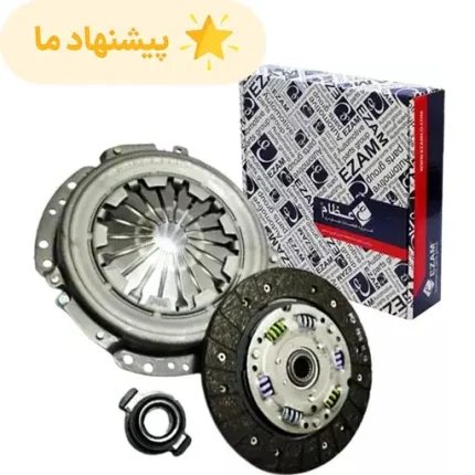 دیسک و صفحه پژو 405 عظام پلاس با بلبرینگ مدل 6 فنر کد 3184124